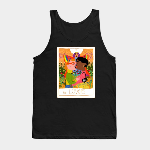 Lovers Tarot Tank Top by ezrawsmith